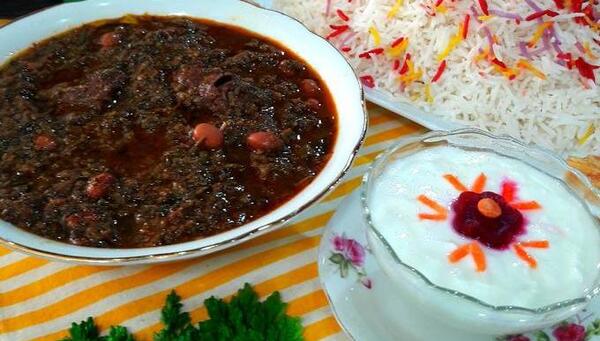 عکس غذا خورشت کرفس