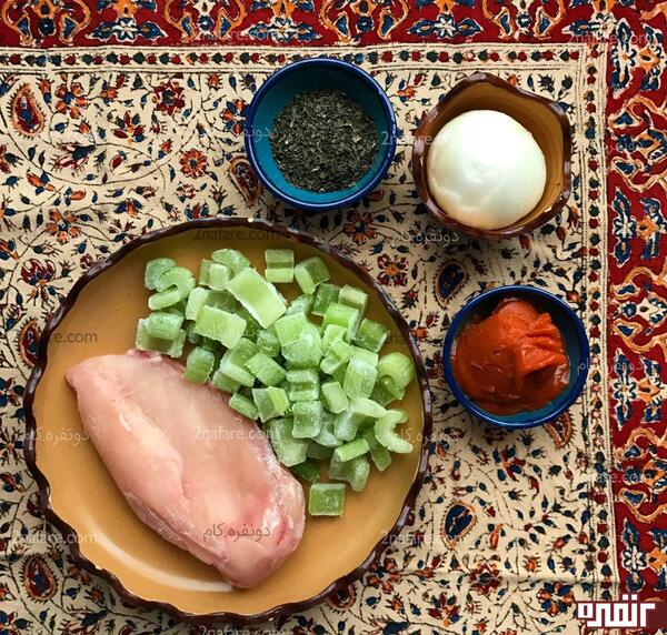 عکس غذا خورشت کرفس
