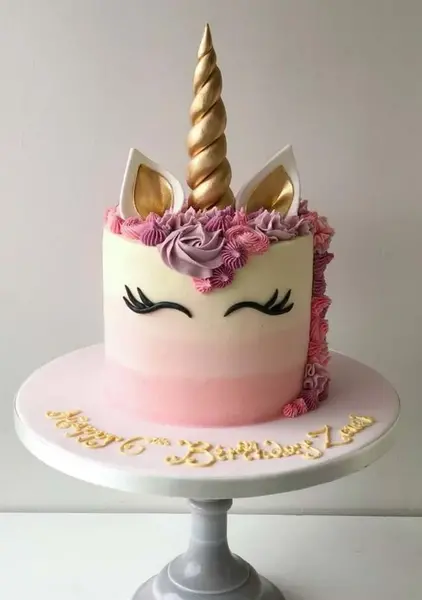 عکس نقاشی کیک یونیکورن