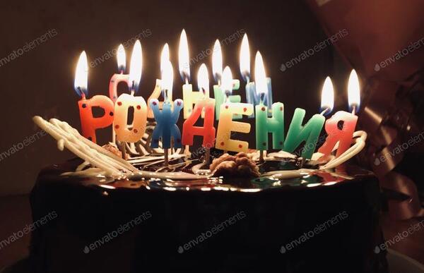 عکس کیک و شمع برای تولد