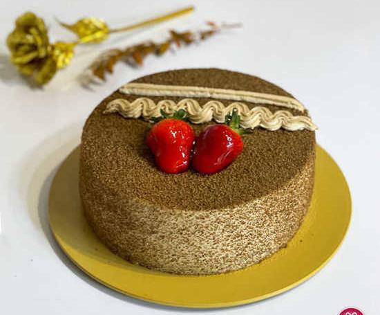 عکس کیک تولد نسکافه ای