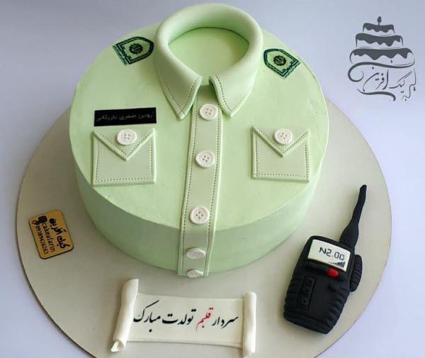 عکس کیک پیراهن نظامی