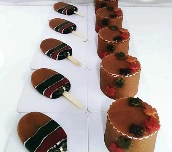 عکس مینی کیک لواشکی