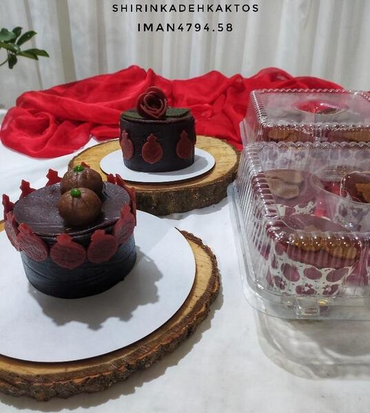 عکس مینی کیک لواشکی