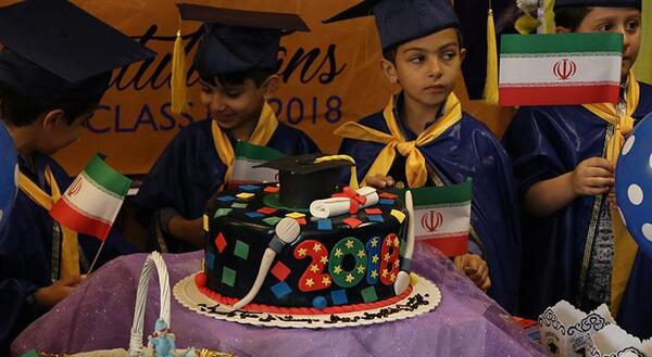 عکس کیک فارغ التحصیلی ششم دبستان