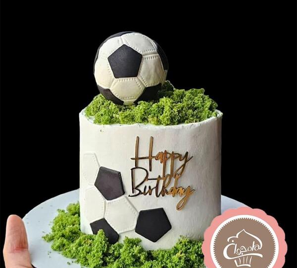 عکس کیک فوتبالی پسرانه