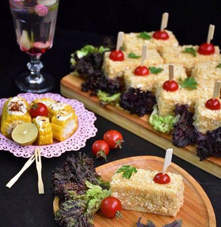 عکس غذای کیک مرغ