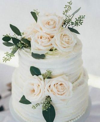 عکس کیک عقدی دو طبقه