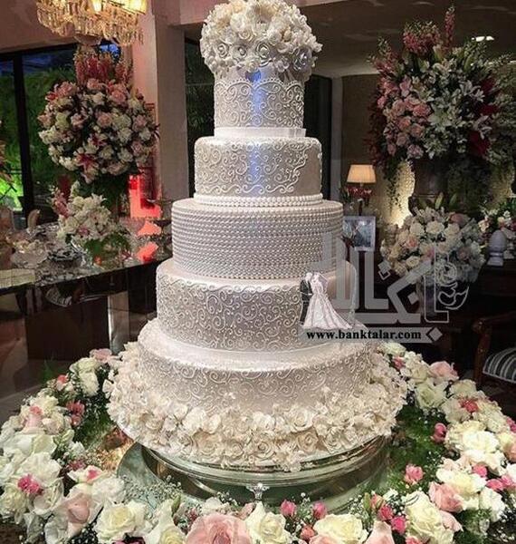 عکس کیک ده طبقه ای