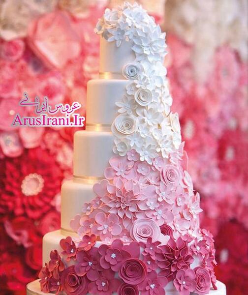 عکس کیک ۲۰ طبقه ای