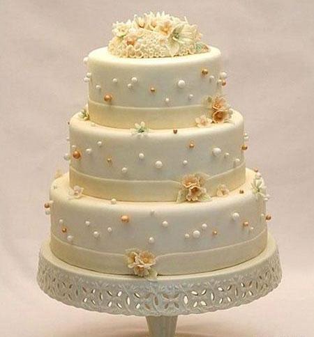 عکس کیک عروسی طبقه ای