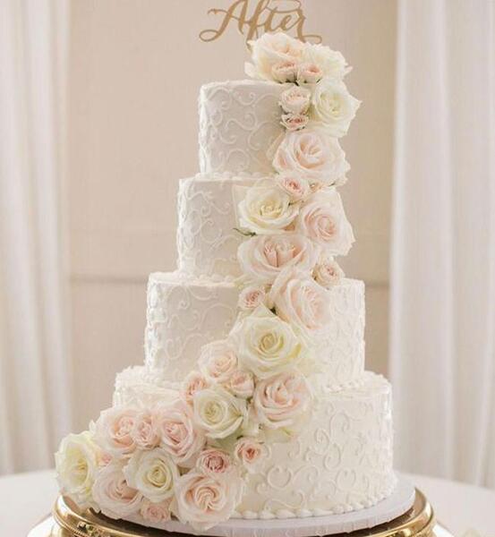 عکس کیک عروسی طبقه ای