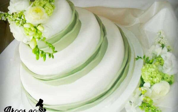 عکس کیک عروسی طبقه ای