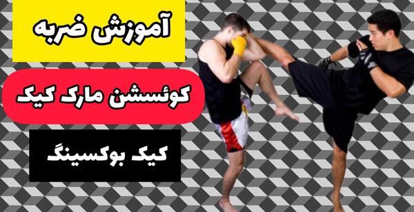 آموزش ضربات کیک بوکسینگ با عکس متحرک