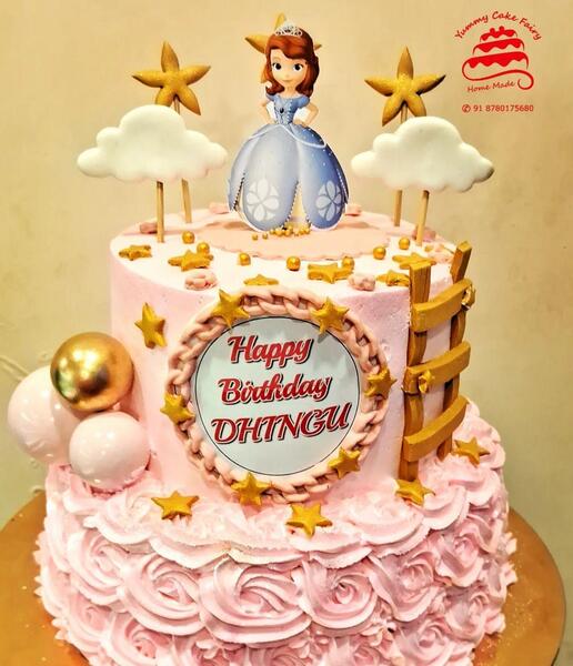 عکس کیک دخترانه سوفیا