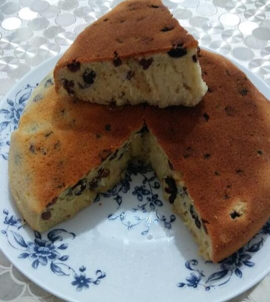 عکس کیک صبحانه کشمشی