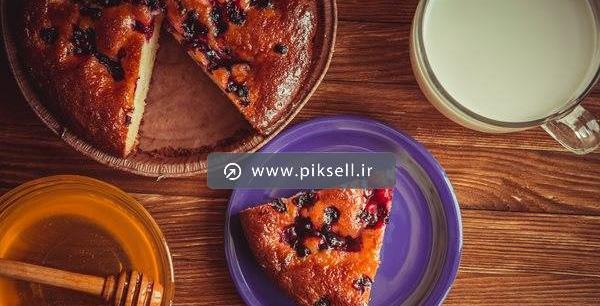 عکس از کیک صبحانه
