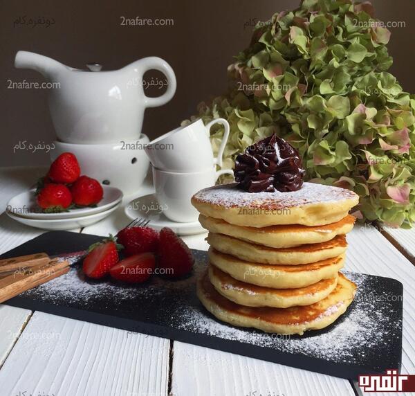 عکس پنکیک صبحانه