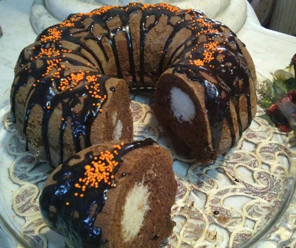 عکس کیک شیرینی نارگیلی