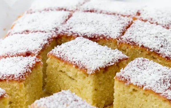 عکس کیک شیرینی نارگیلی