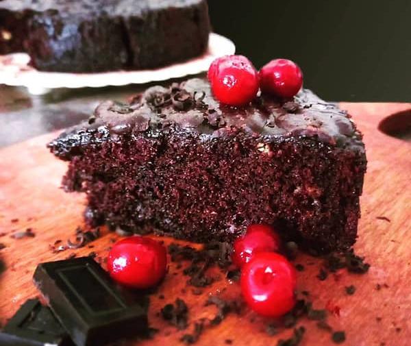 عکس طرز تهیه کیک خیس شکلاتی