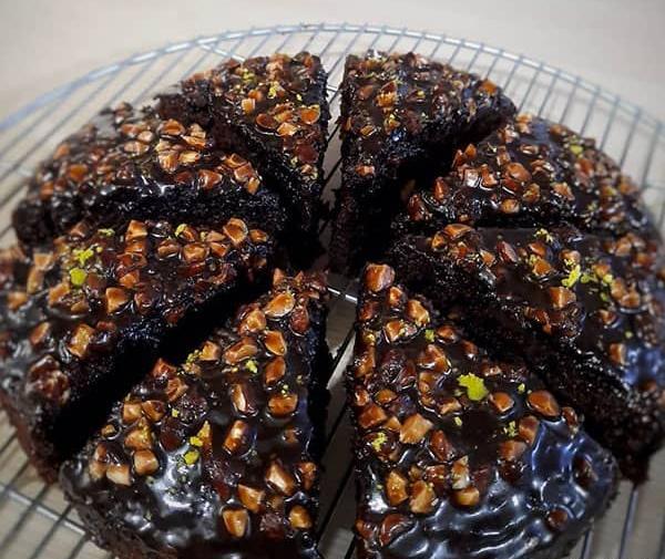 عکس طرز تهیه کیک خیس شکلاتی