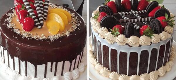 عکس کیک شکلاتی تولد جدید