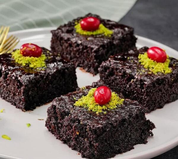 عکس کیک شکلاتی کافی شاپی