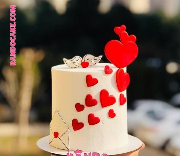 عکس مدل کیک سالگرد عقد