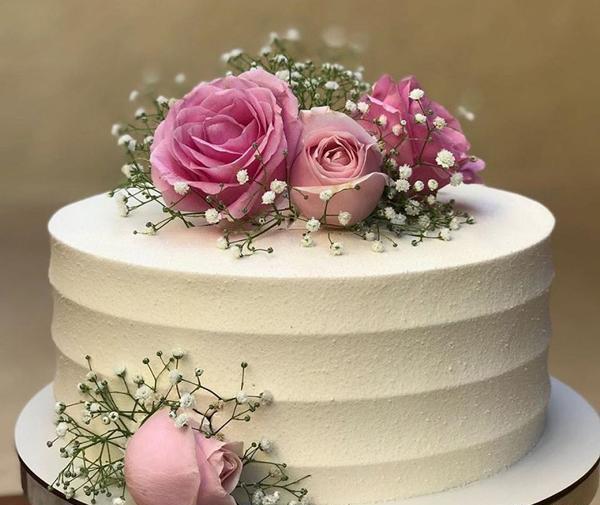 عکس کیک ساده شیک
