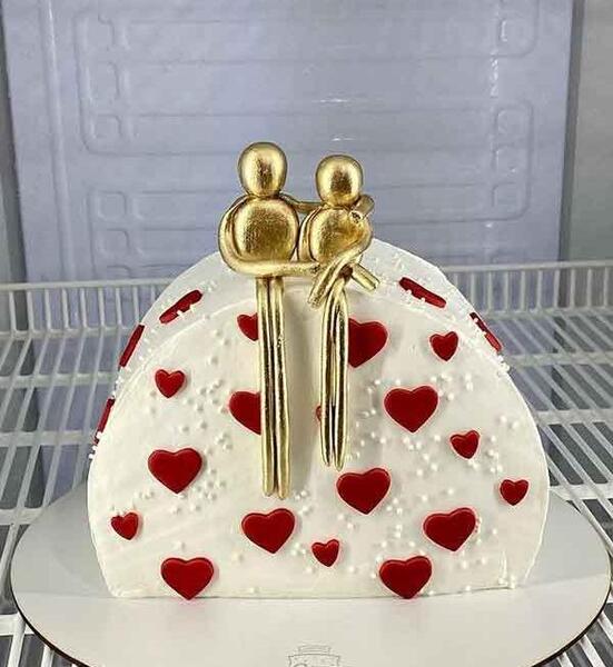عکس کیک سالگرد ازدواج شکلاتی