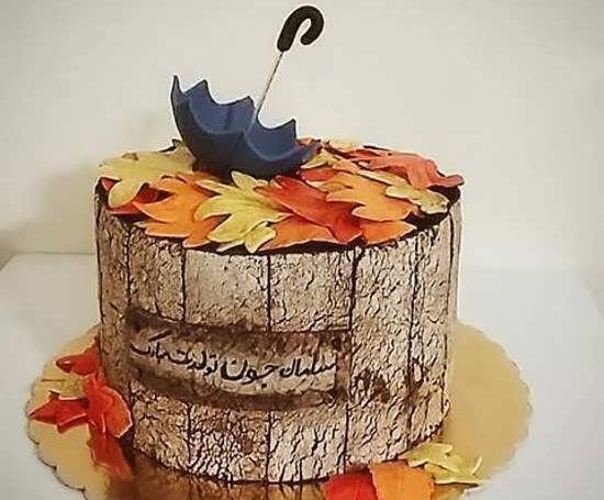 عکس کیک پاییزی زنانه