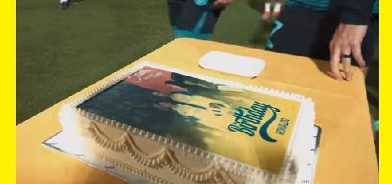 عکس کیک رونالدو در النصر