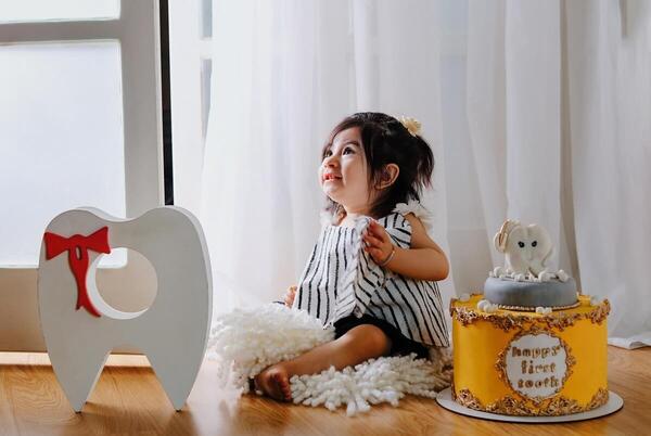 عکس کیک دندونی نوزاد