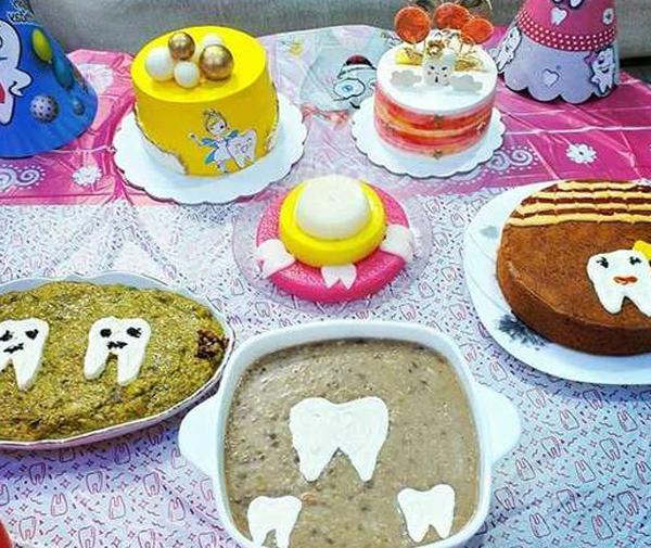 عکس کیک دندونی ساده