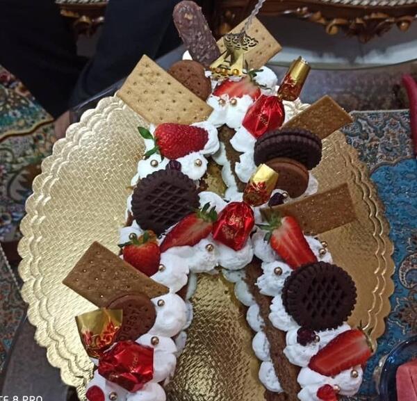 عکس کیک حروف a