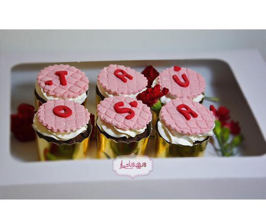 عکس کاپ کیک جشن اسم