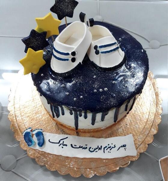 عکس کیک جشن اولین پی پی