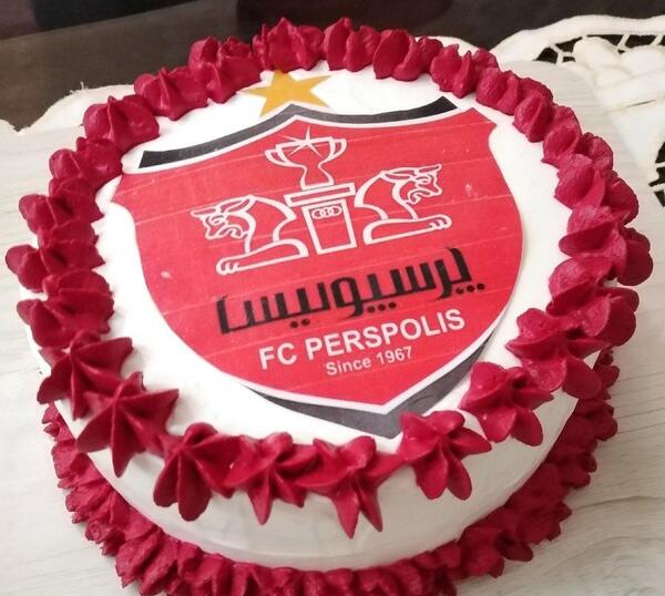 عکس پرسپولیسی کیک تولد