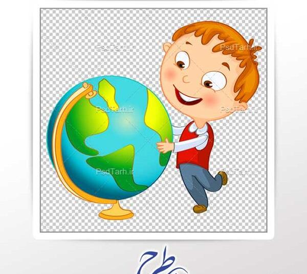 عکس کارتونی از کره زمین