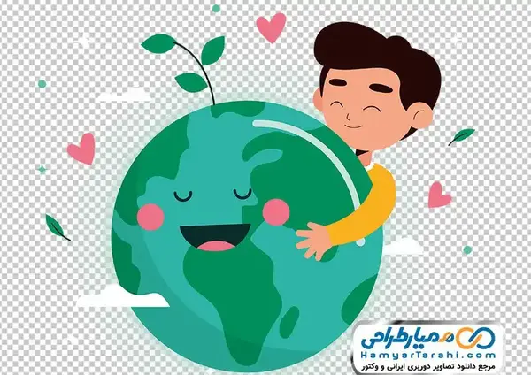 دانلود عکس کارتونی کره زمین