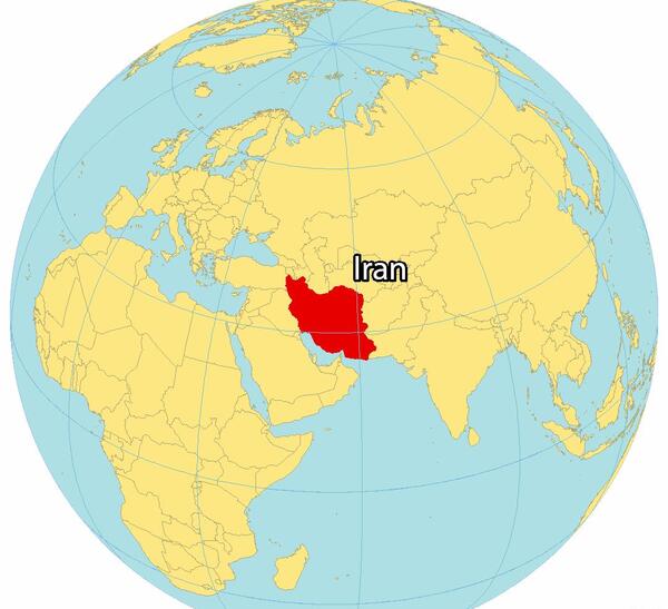 عکس کره زمین با اسم کشورها به فارسی