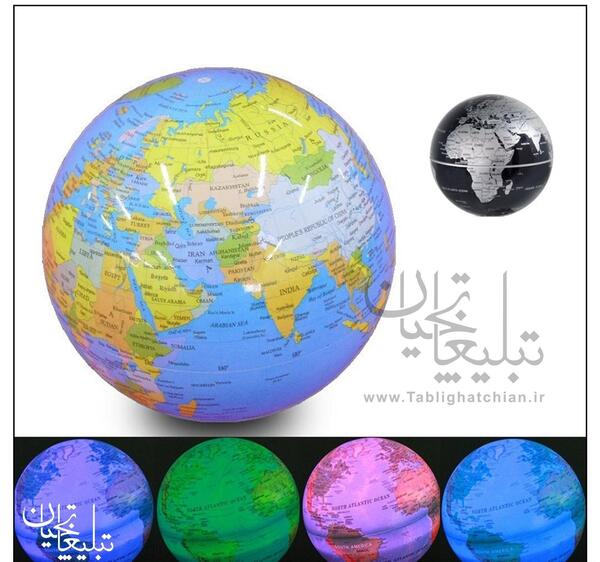 عکس از نقشه کره زمین