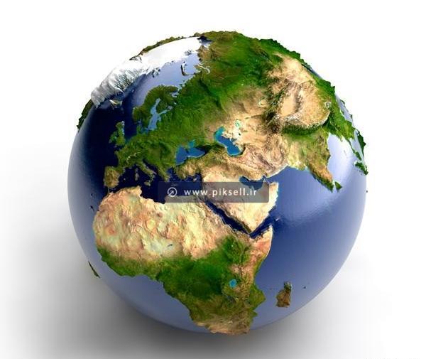 نقاشی عکس کره زمین کارتونی