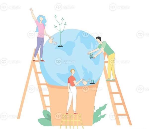 نقاشی عکس کره زمین کارتونی