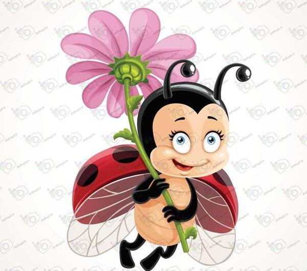 دانلود عکس کفشدوزک کارتونی