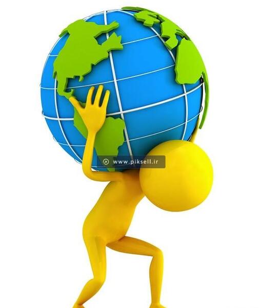 عکس متحرک از کره زمین