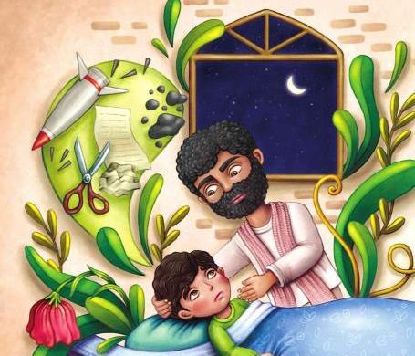 عکس کارتونی کودکان غزه