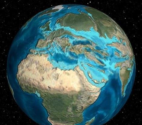 عکس نقشه کامل کره زمین