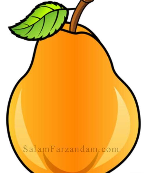 عکس کارتونی گلابی